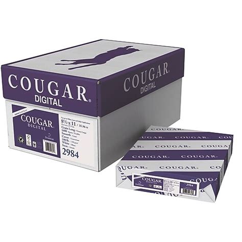 cougar natural paper|100 lb cougar cover stock.